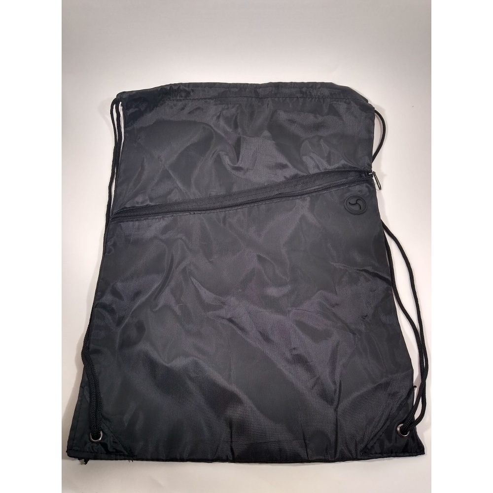 2 Bag Drawstring Blacks Outer Pocket Unisex